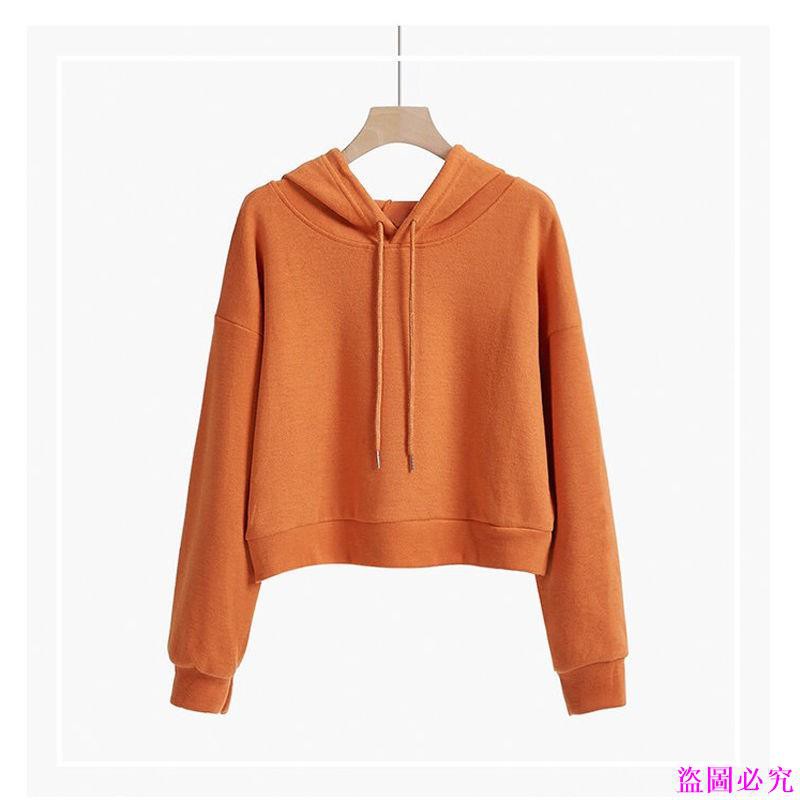 Áo hoodie dáng ngắn thời trang mùa thu dành cho nữ♡ | BigBuy360 - bigbuy360.vn