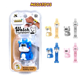 Đồng Hồ Đeo Tay - Biến Hình Chú Mèo Đáng Yêu Dade Toys D622-H105