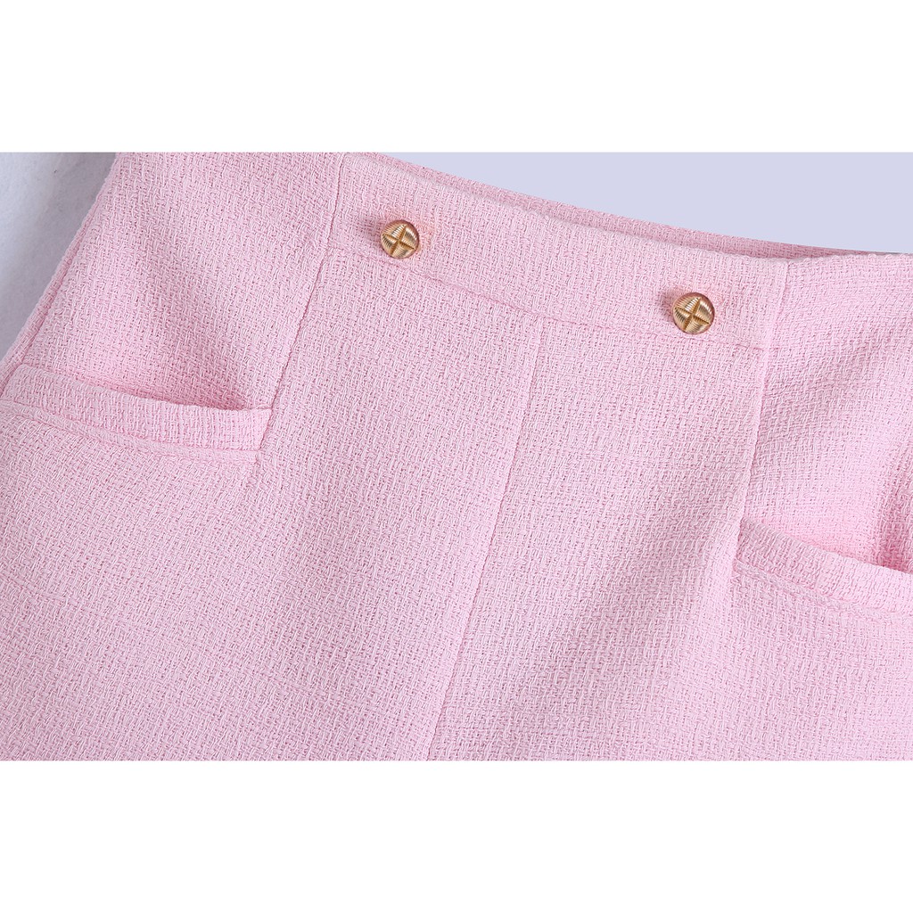 (Sẵn) Set vest cộc tay + sooc Hồng, Za*ra phong cách thanh lịch. Liên hệ người bán trước khi đặt hàng | BigBuy360 - bigbuy360.vn