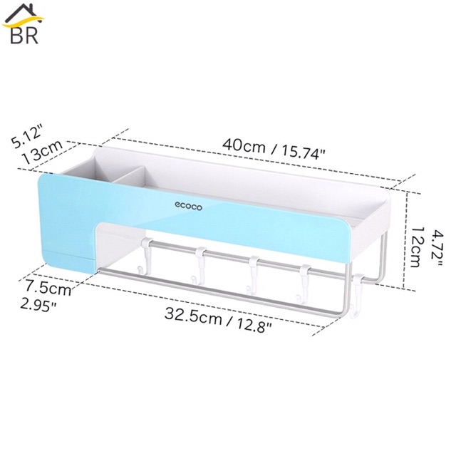 (Ecoco SIÊU RẺ) Kệ treo đồ tiện ích Ecoco mã 1712