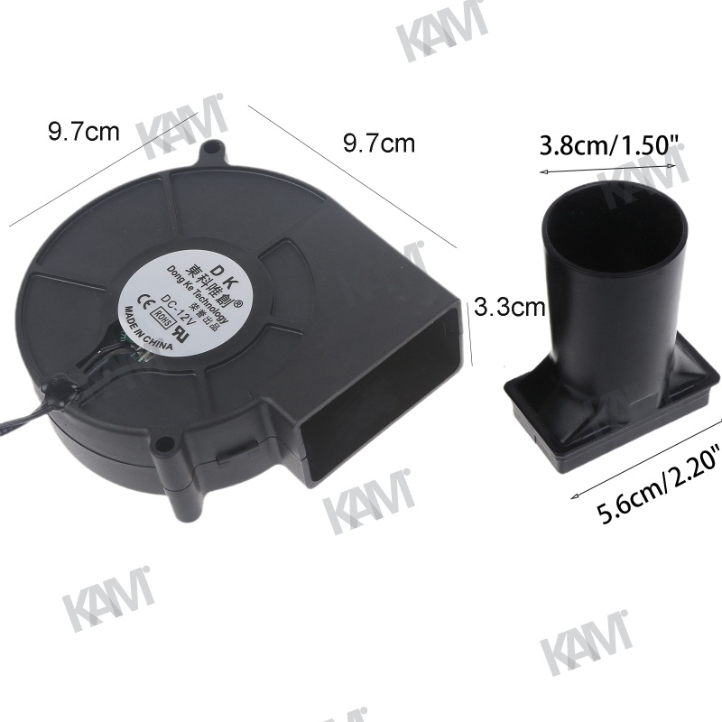 Quạt Thổi Lửa DC 97Mmx33Mm 110V 220V AC 9733 Với Bộ Điều Khiển Tốc Độ Biến Dạng Cho Bếp Nướng BBQ DIY