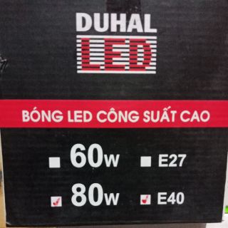 Bóng đèn Led trụ 80w DUHAL(SBNL880)