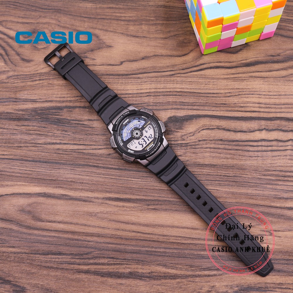 Đồng hồ nam điện tử Casio AE-1100W-1AVDF dây nhựa