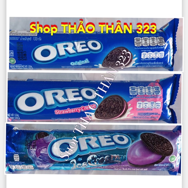 Bánh Quy Kem OREO và Bánh Rizt Phô mai 133g