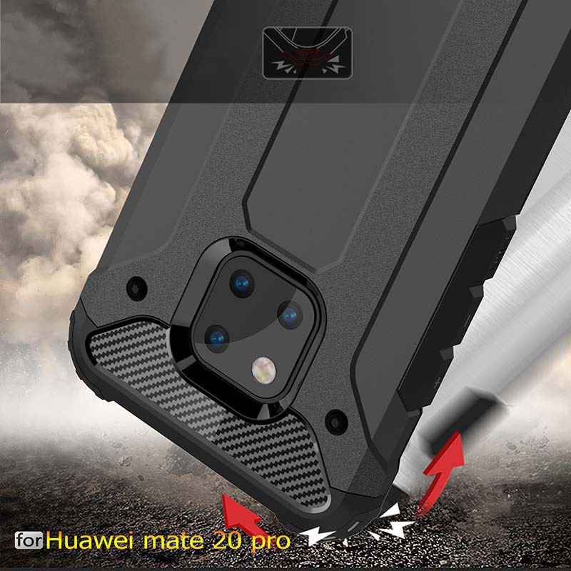 Ốp điện thoại cứng 2 lớp chống va đập dành cho Huawei Mate 30 Pro 20 10 Lite 9