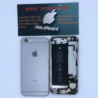 Cụm vỏ Iphone 6s gray zin tháo máy đẹp 99-keng