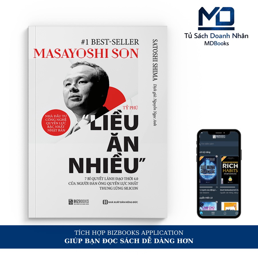 Sách - Masayoshi Son - Tỷ Phú Liều Ăn Nhiều – Kỹ Năng Quản Lý Và Lãnh Đạo – Đọc Kèm App Online