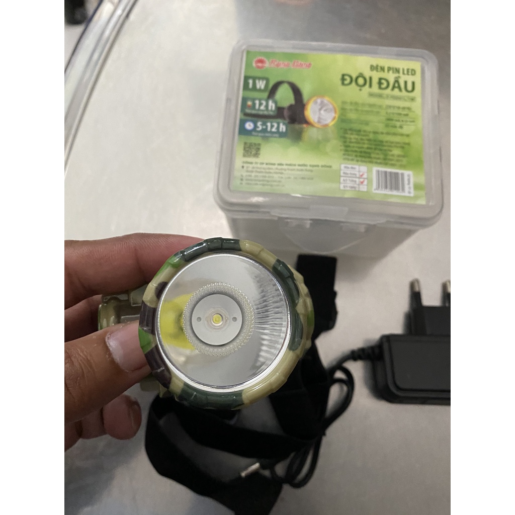 RẠNG ĐÔNG, BH 2 năm, Đèn Pin Led đội đầu siêu sáng 5W, 3W, 1W, hàng Việt Nam - Chất lượng cao