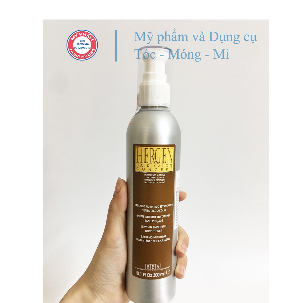 Xả khô BES HERGEN LEAVE-IN ENRICHING 300ML