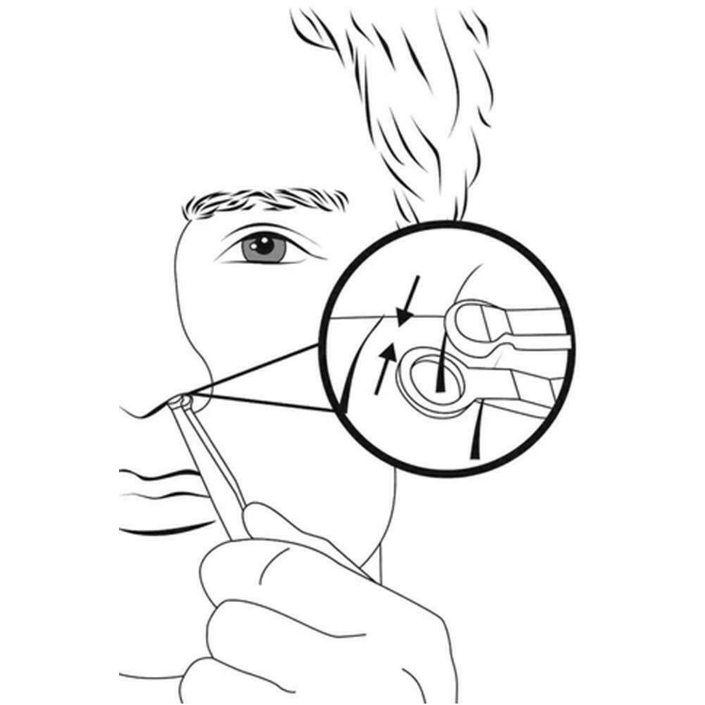 [Hàng mới về] Kẹp tỉa lông mũi chất liệu thép không gỉ đa năng tiện dụng