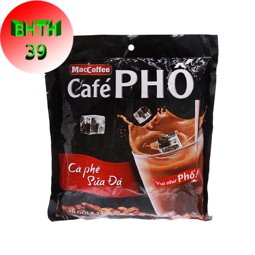 1 gói lẻ Cà phê sữa đá Cafe Phố 24g