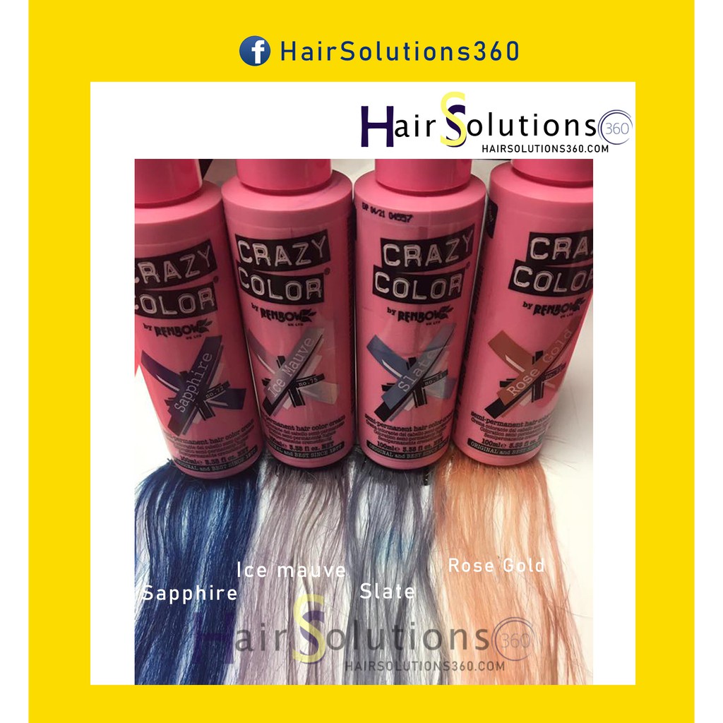 Thuốc nhuộm tóc Crazy Color - thuốc nhuộm tóc tạm thời - Hairsolutions360 [PART 1]