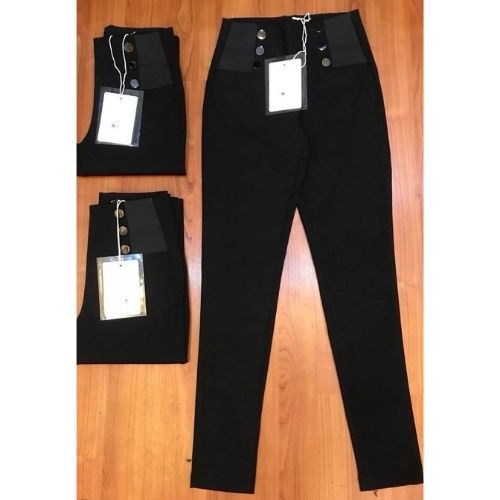 Quần Tregging Nữ  6 Cúc🍀FRRESHIP🍀 Quần Tregging Nữ Lưng Chun Cao Chất Vải Dày Dặn Mặc Tôn Dáng | BigBuy360 - bigbuy360.vn