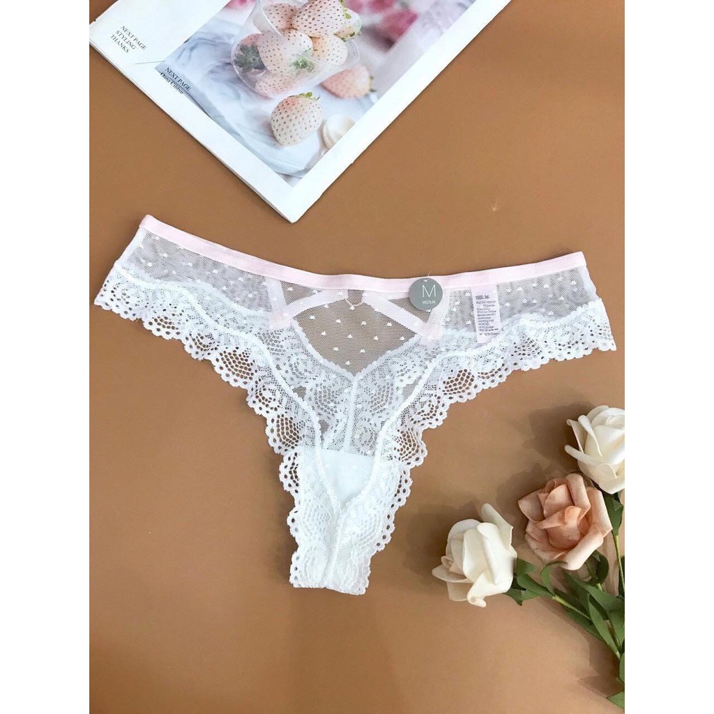 Quần lót Lọt khe ren tim 583 💖[HÀNG ĐẸP]💖 Quyến rũ✔️ Sexy✔️ Gợi cảm✔️ cực thoáng mát | BigBuy360 - bigbuy360.vn