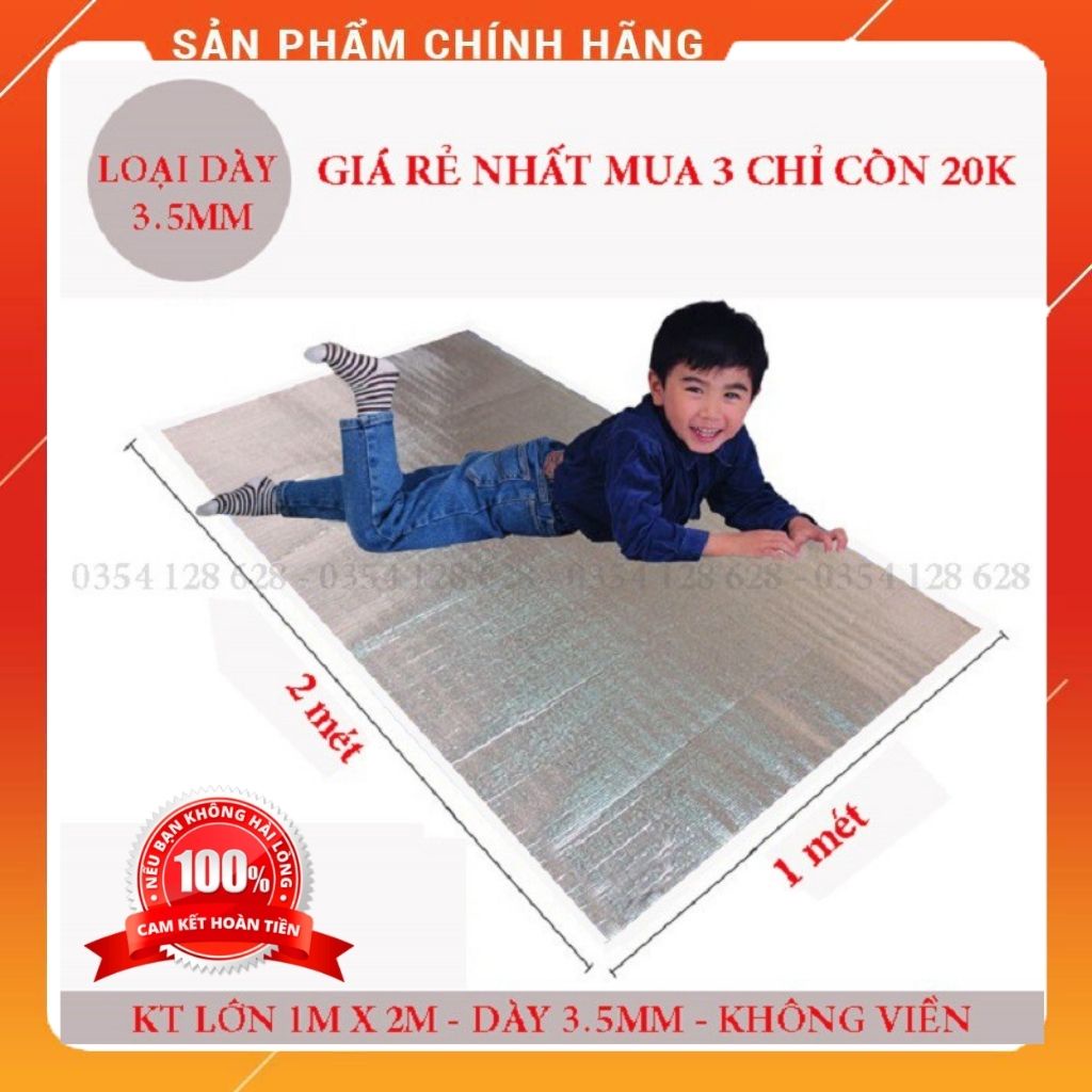 [KÍCH THƯỚC LỚN - DÀY 3MM ] CHIẾU NGỦ VĂN PHÒNG - CHIẾU LẠNH 3MM - KT : 1m x 2m (CÓ VIỀN)