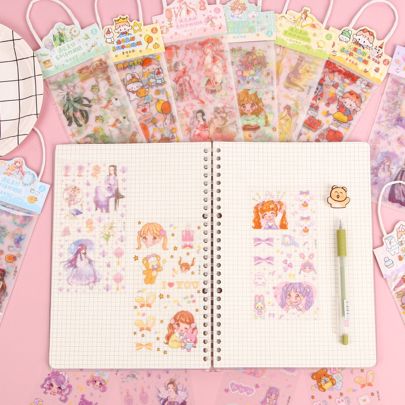 Sticker Dán Trang Trí Nhiều Màu Sắc DIY