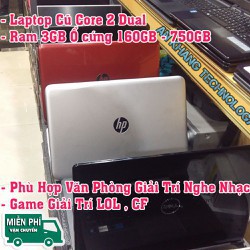 Laptop cũ i2 dùng văn phòng , Youtube , Zalo...Giá rẻ , Phù hợp sinh viên , học sinh.Laptop cũ Core 2 Dual