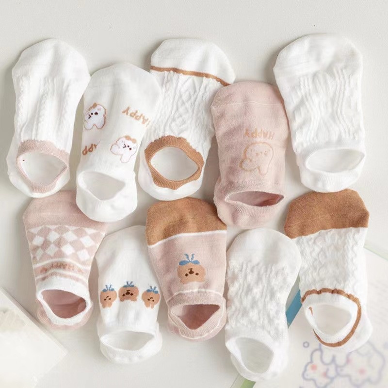 Vớ Cổ Thuyền Phong Cách Nhật Bản Dễ Phối Đồ Dễ Thương Cho Nữ