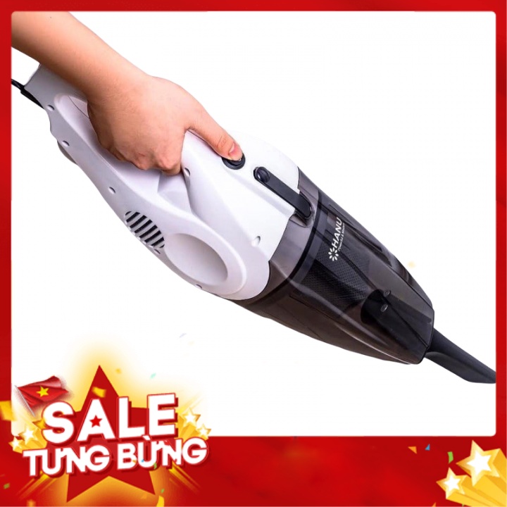 Máy hút bụi cầm tay Hanu HNV 600s công nghệ Hàn Quốc, Siêu nhẹ, Hút cực mạnh, Thiết kế nhỏ gọn, Hàng chính hãng
