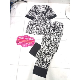 Bộ pijama lụa mango