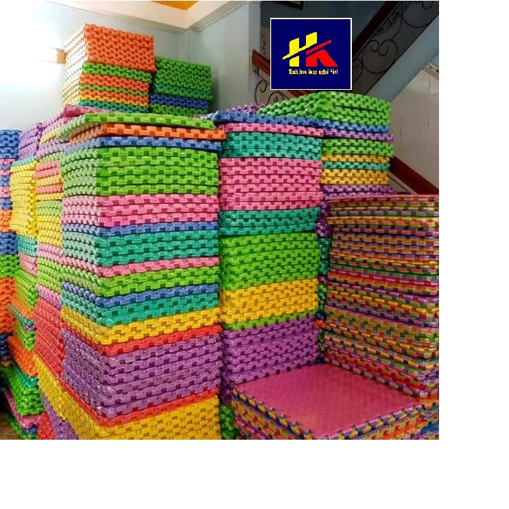 Combo thảm xốp 45x45 và 30x30 cao cấp, Thảm xốp lót sàn 60x60 không mùi, không thấm nước, loại to an toàn cho bé