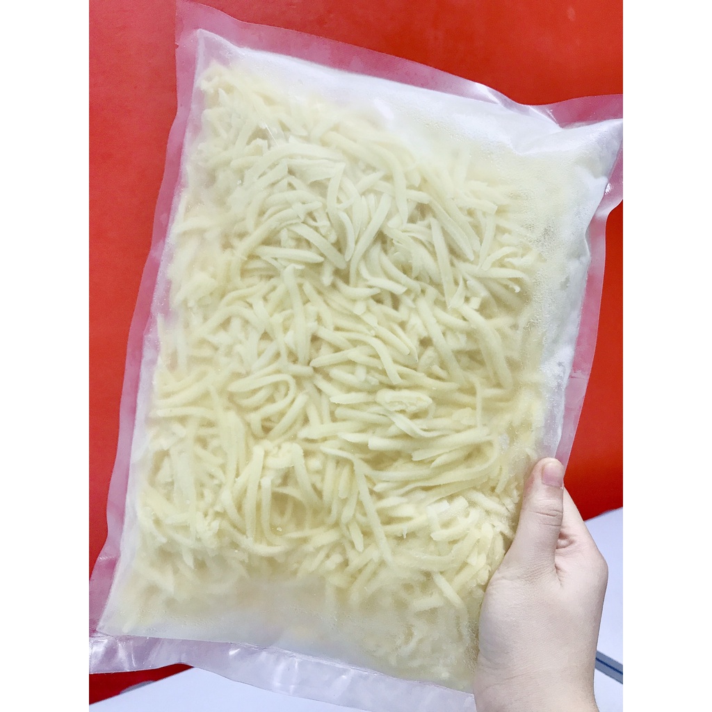 Phô mai bào sợi mozzarella - cheddar 1kg (chỉ giao trong nội thành Hà Nội) (phomai)