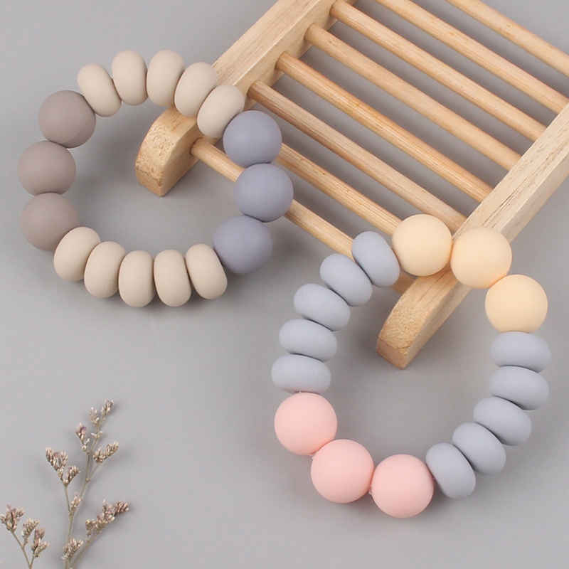 Đồ Chơi Ngậm Nướu Bằng Silicone Không BPA Dành Cho Bé 0-6 Tháng Tuổi