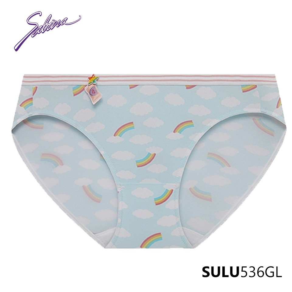 Combo Áo Lót Mút Mỏng Không Gọng Và Quần Đồng Bộ Phối Hoa Tiết Cầu Vồng Pretty Collection By Sabina SBLU536GL+SULU536 | BigBuy360 - bigbuy360.vn