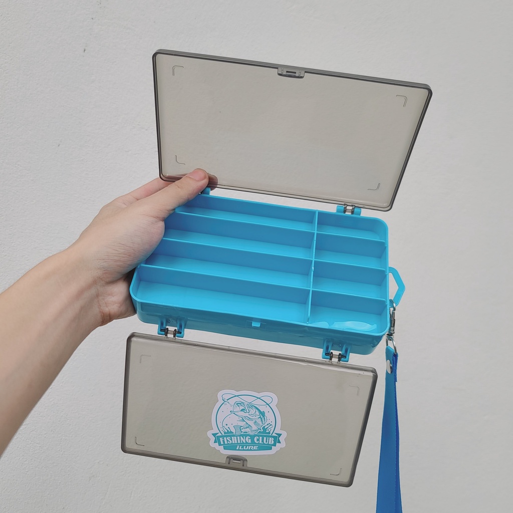 Hộp Đựng Mồi 2 Mặt iLure Nhỏ Siêu Tiện Dụng có dây - Đẹp Bền Rẻ