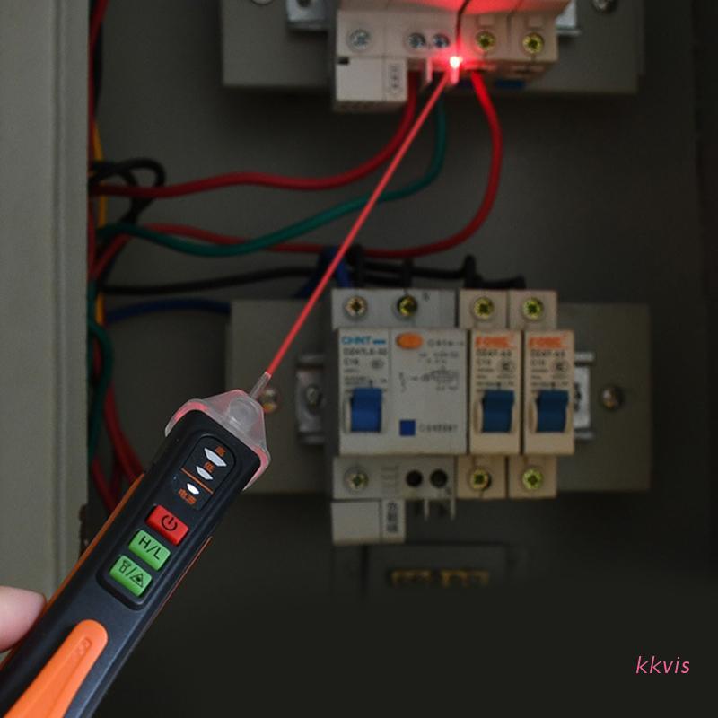 Bút thử điện AC 12V-1000V/48V-1000V không tiếp xúc với màn hình LCD an toàn
