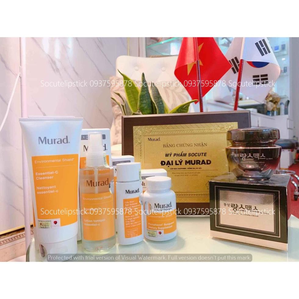 Viên Chống Nắng Murad  Bright &amp; Even Supplement - Pomphenol Sungard Dietary Supplement 60v