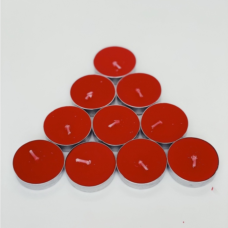 Nến tealight đốt đèn xông tinh dầu, nến viên tròn nến bơ trang trí 100 viên cháy liên tục 3-4h
