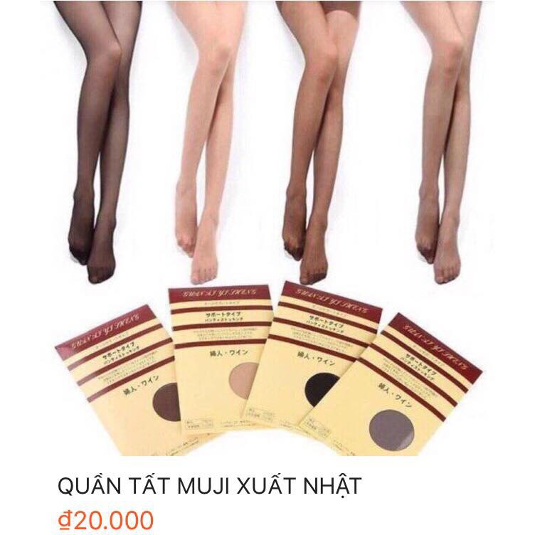 Quần tất Nhật muji