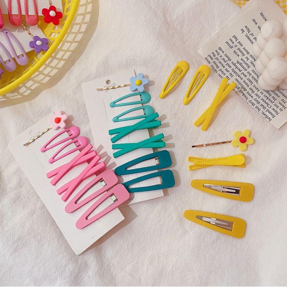 Bộ 7 Kẹp Tóc Màu Sắc Ngọt Ngào Phong Cách Hàn Quốc