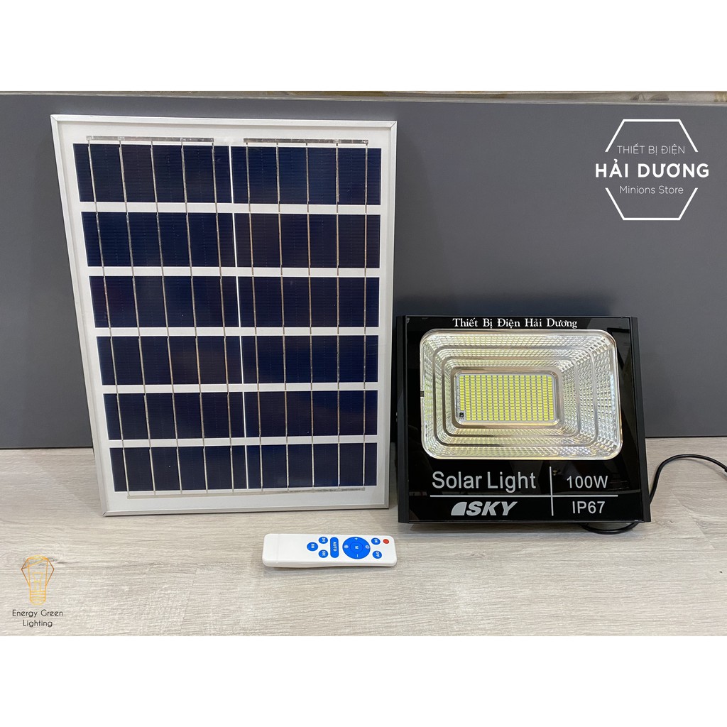 ĐÈN NĂNG LƯỢNG MẶT TRỜI SOLAR LIGHT TGD-8825 Công suất 100W-150W-200w công nghệ IP67 chống nước-có điều khiển từ xa