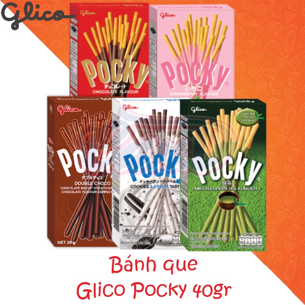 (Nhiều vị) Bánh que Glico Pocky hộp 40gr