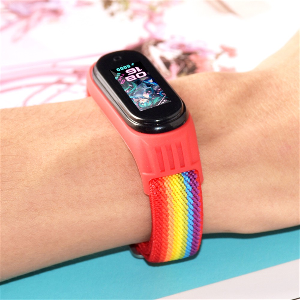 Dây Đeo Nylon Mềm Thoáng Khí Cho Đồng Hồ Thông Minh Xiaomi Mi Band 7 6 5 4 3