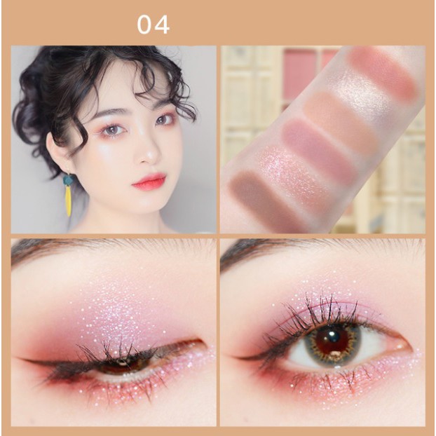 Bảng phấn mắt cao cấp NOVO EYE SHADOW 6 màu - Phấn mắt không trôi nội địa Trung mã NV5394 | BigBuy360 - bigbuy360.vn