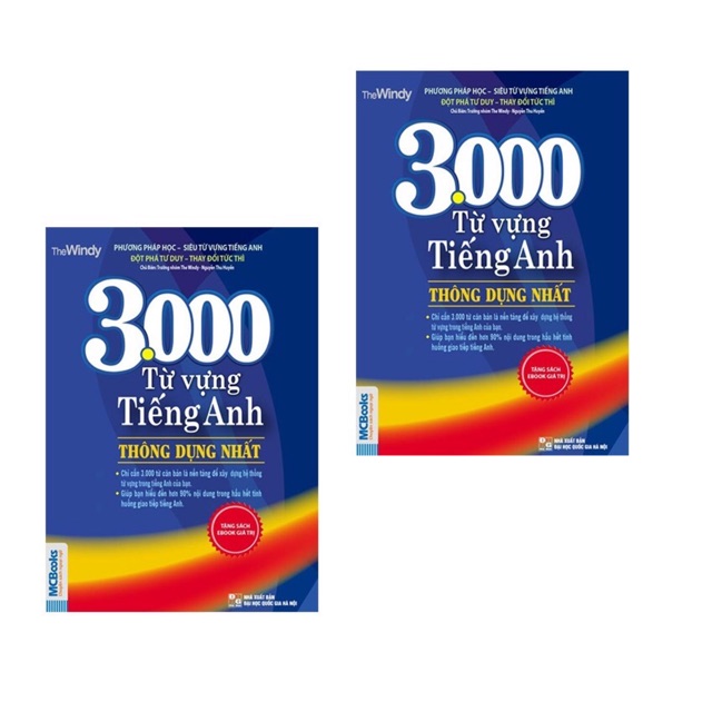 Sách - 3000 Từ Vựng Tiếng Anh Thông Dụng Nhất - MC-TA-67k-8935246917817 - Tặng kem bookmark