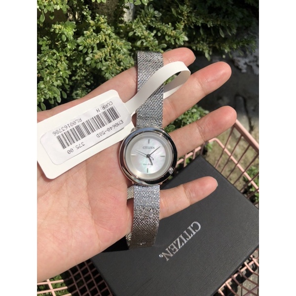 Đồng Hồ Nữ C itizen, size 32mm, Dây Lưới Thép Không Gỉ, Chống Nước 50m