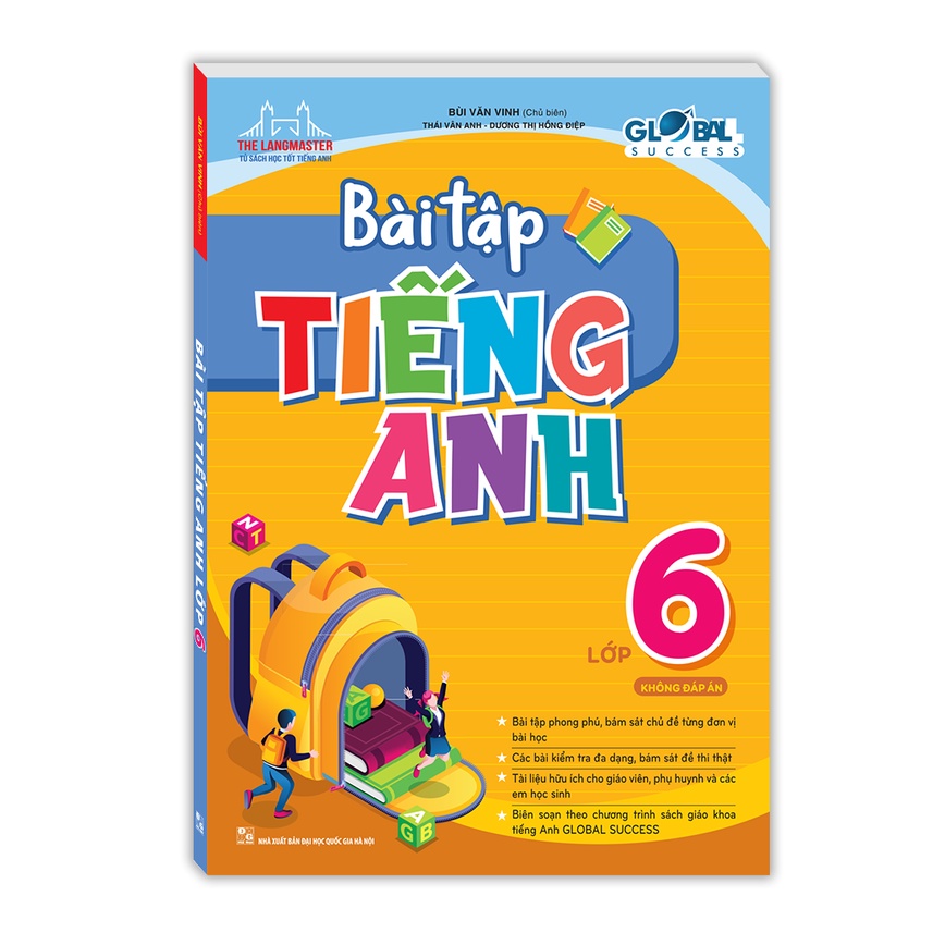 Sách - The langmasster bài tập tiếng anh lớp 6 (không đáp án)