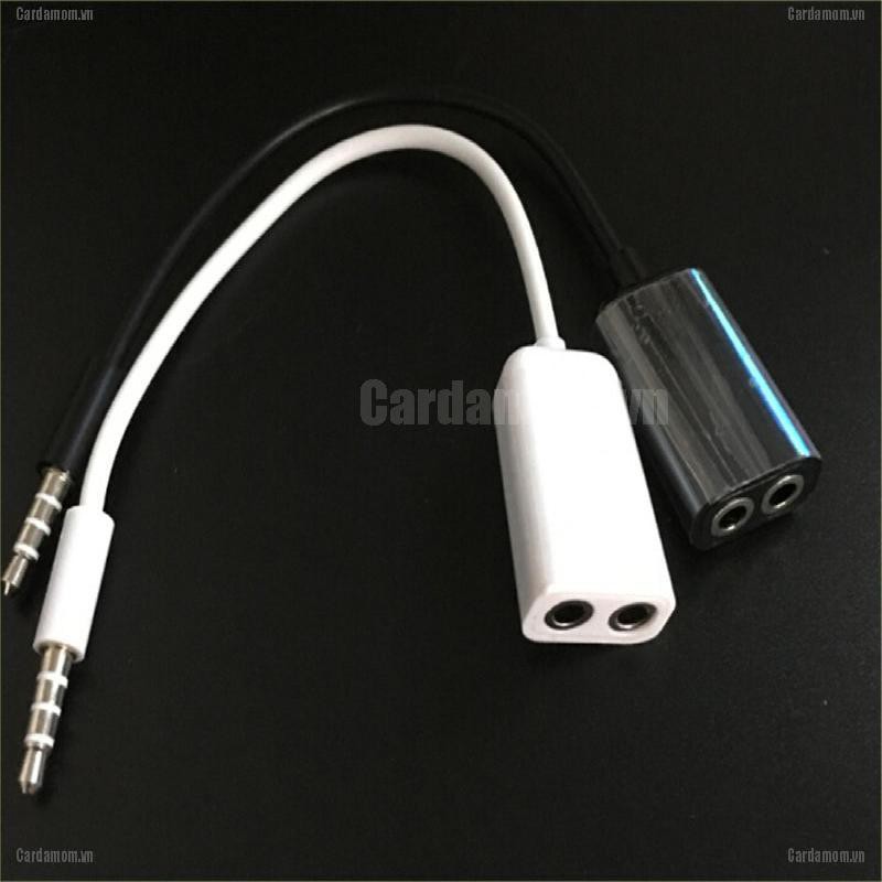Dây Cáp Chữ Y Chia Cổng Tai Nghe Và mic Giắc Cắm 3.5mm Cho Máy Tính Bảng