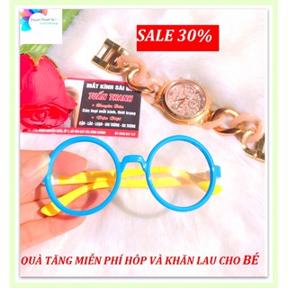 Mắt kính trẻ em Siêu DẺO Siêu BỀN tặng nước lau kính