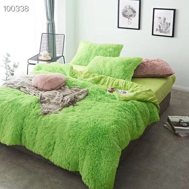2 Bộ chăn ga gối nỉ lông tim