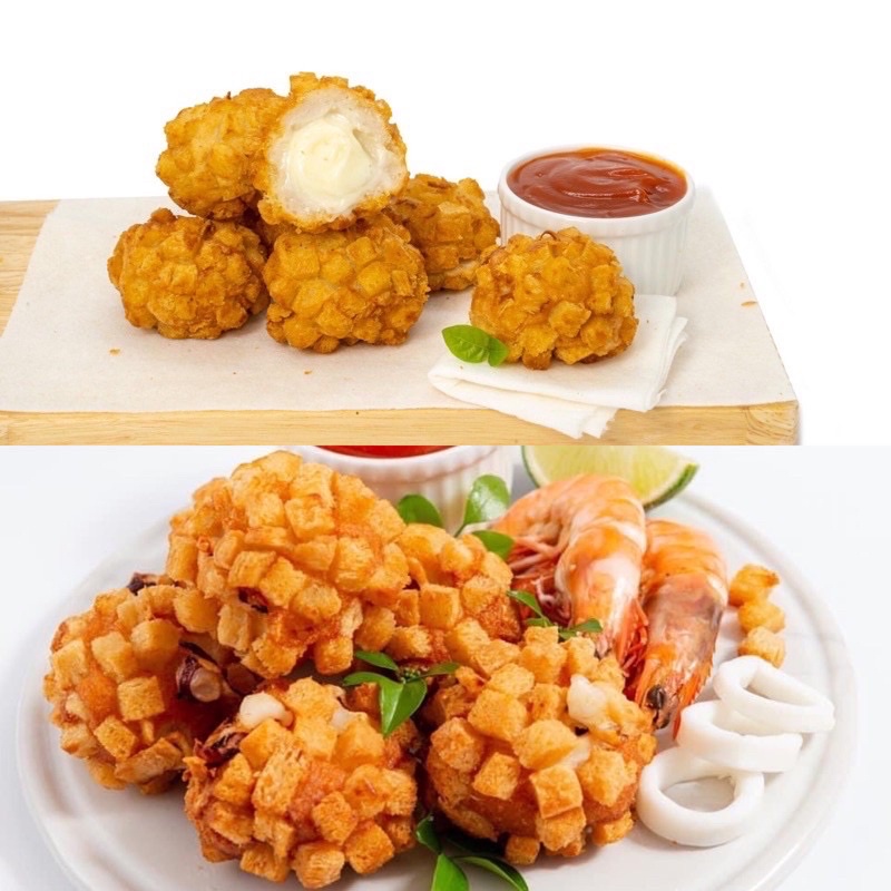 HẢI SẢN BÁNH MÌ CROUTON NHÂN SỐT MAYONE 500gr-24 Viên _NP_SG | BigBuy360 - bigbuy360.vn