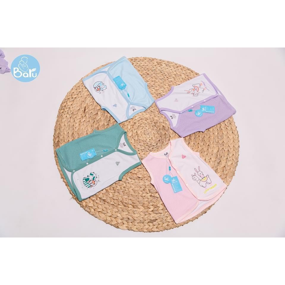 Áo gile bé trai / bé gái 2 lớp Baru (Sz 6-18m)