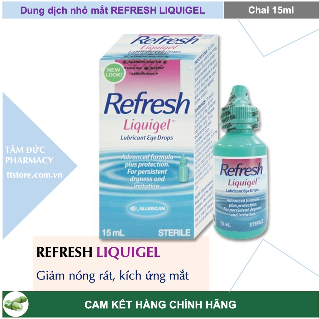 REFRESH LIQUIGEL - Nước mắt nhân tạo với công thức đậm đặc tối ưu [OPTIVE]