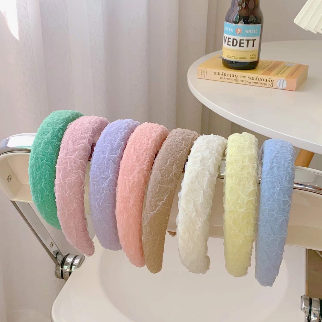 Băng Đô Cài Tóc Bản Rộng Phong Cách Hàn Quốc Chất Lượng Cao