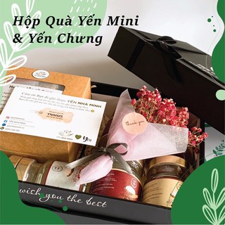 [Giảm nhiều] Set Quà Tặng Tết Yến MINI Và Yến Chưng Sẵn Thơm Ngon// GIFT SET OF MINI AND INSTANT BIRD NEST DRINK