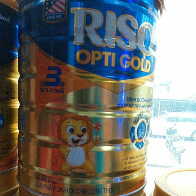 Sữa bột Riso Opti Gold 3 900g